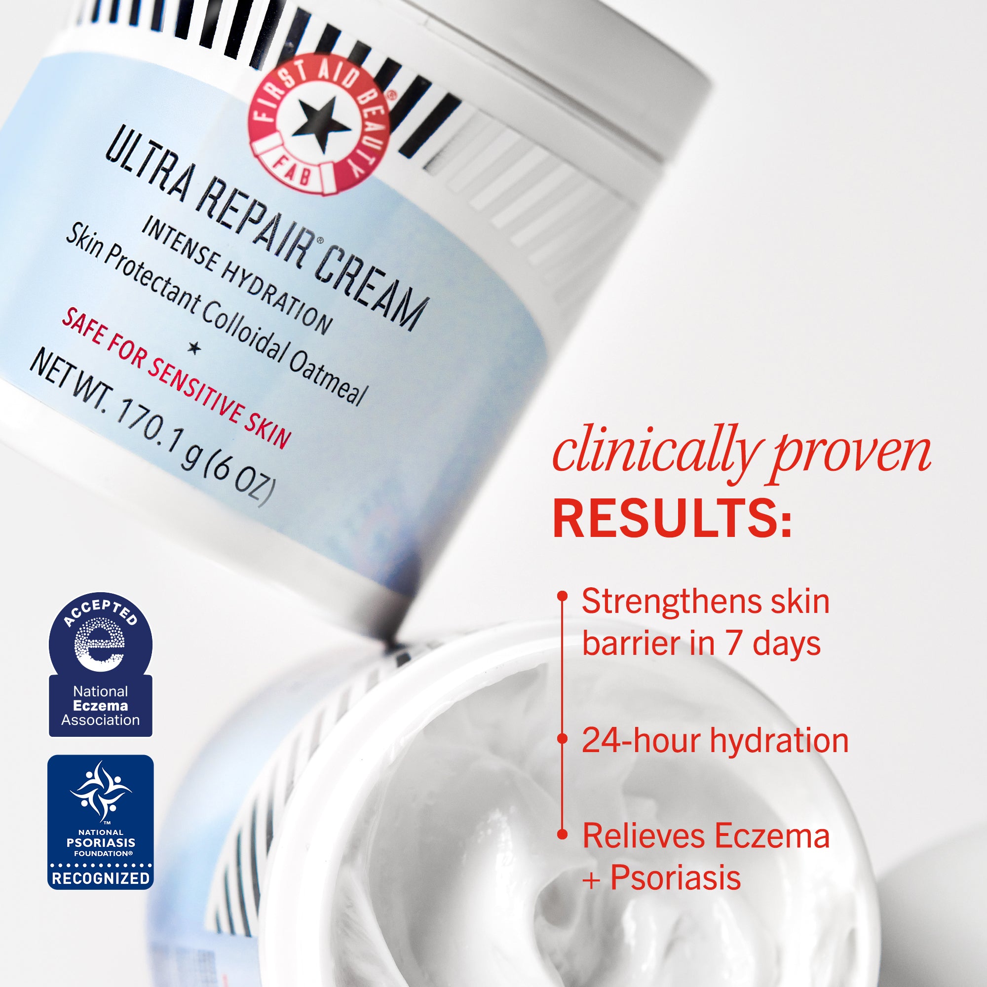 First Aid outlets Beauty Ultra Repair Cleanser and Facial Cream Duo