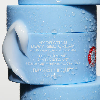 Hydrating Dewy Gel Cream Moisturizer with Hyaluronic Acid + Ceramides