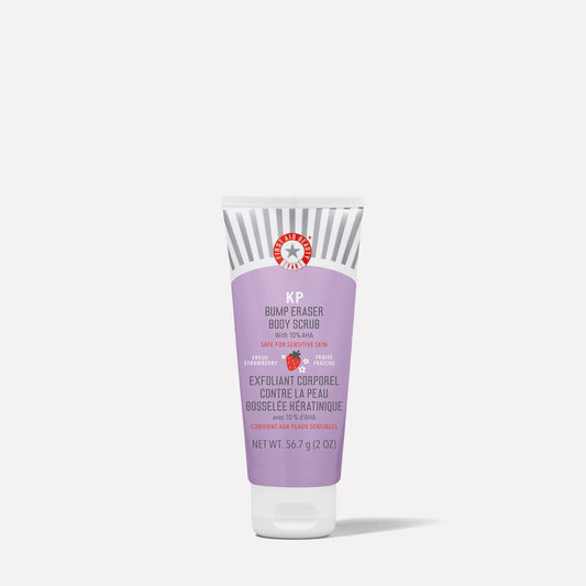 KP Bump Eraser Body Scrub 10% AHA Fresh Strawberry Travel Size